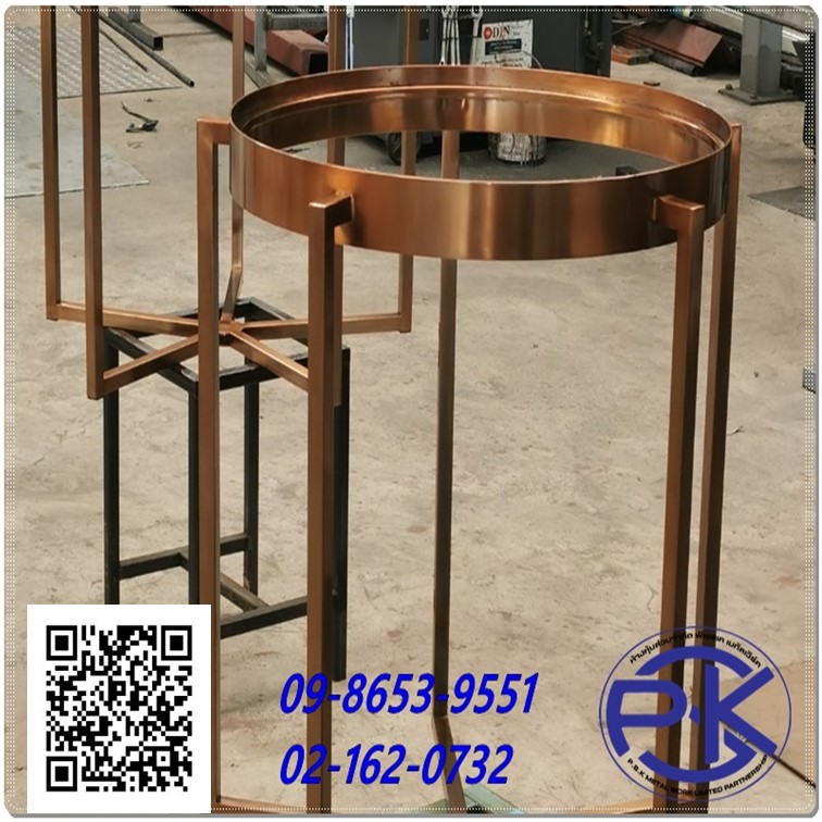 รับผลิตขาโต๊ะสแตนเลสทอง รับผลิตขาโต๊ะสแตนเลสทอง