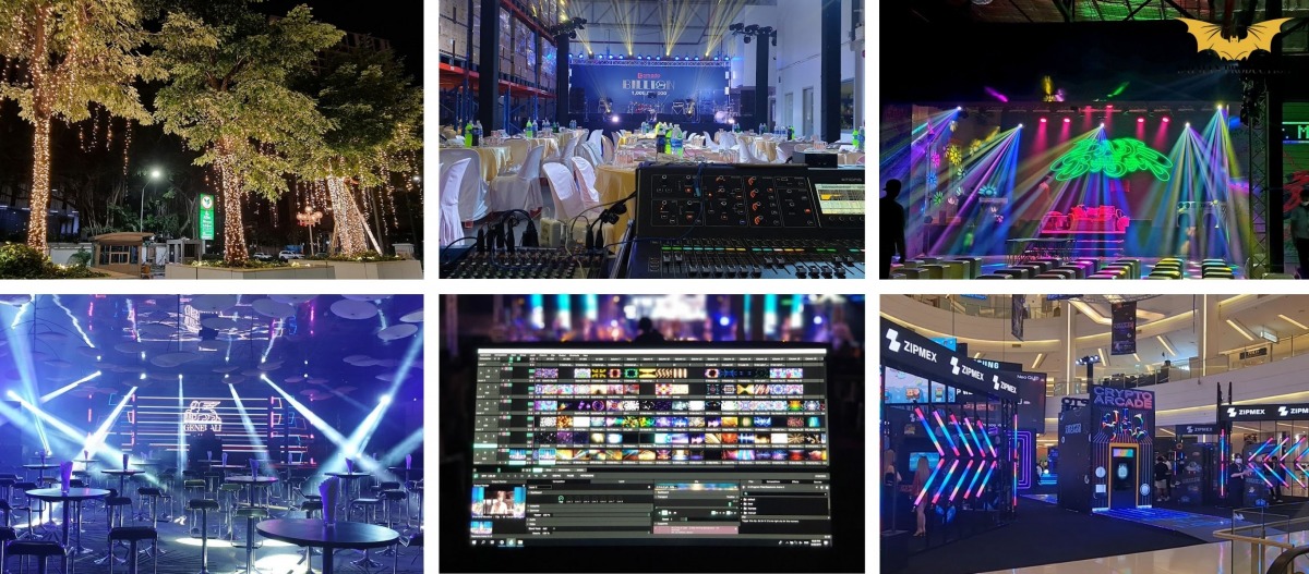 บริษัทให้เช่าชุดไฟเวที แสงสีเสียง