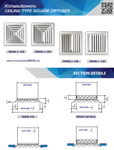 หัวจ่ายติดเพดาน