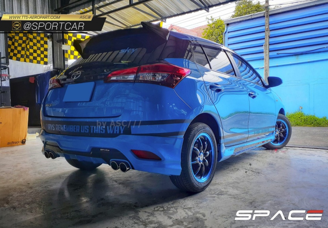 ร้านรับติดตั้งสเกิร์ต Toyota Yaris