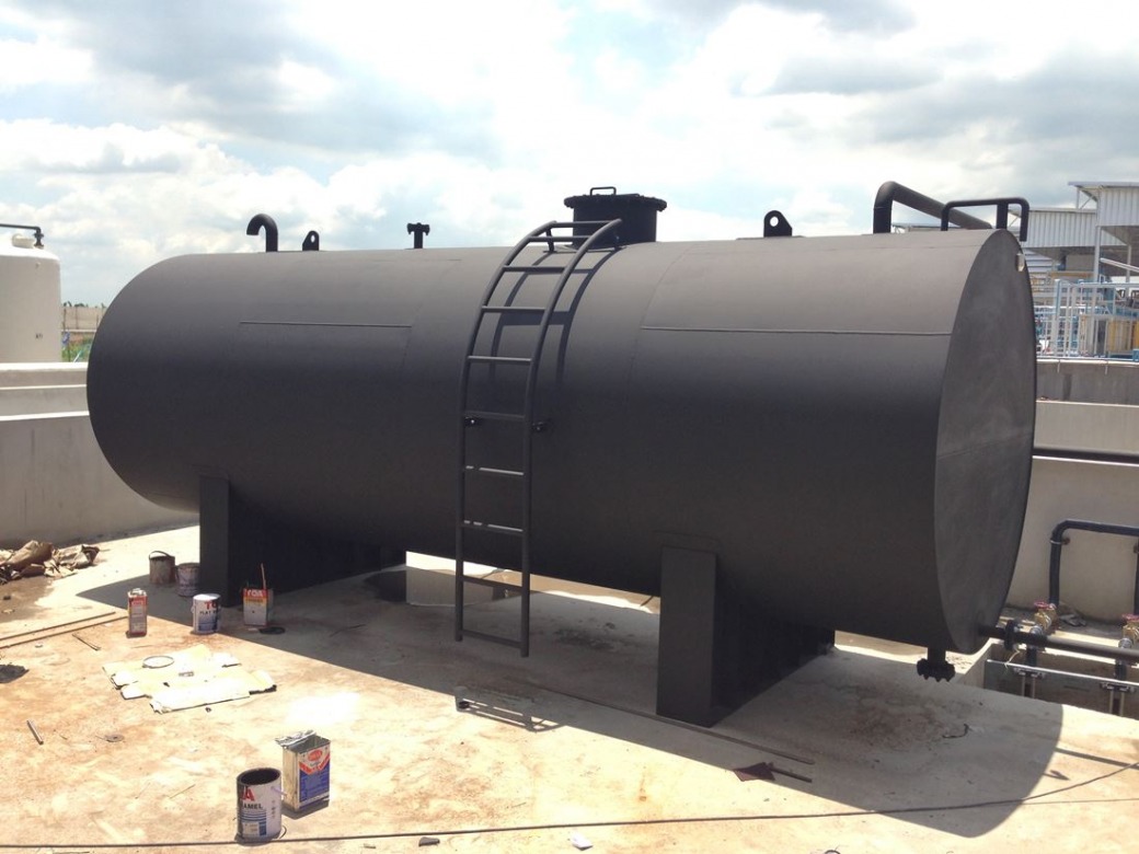 ติดตั้ง Steel Fuel Oil Tank ติดตั้ง Steel Fuel Oil Tank