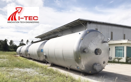 ถังสแตนเลส ถังน้ำยางดิบ SUS304 Latex Tank ถังสแตนเลส ถังน้ำยางดิบ SUS304 Latex Tank