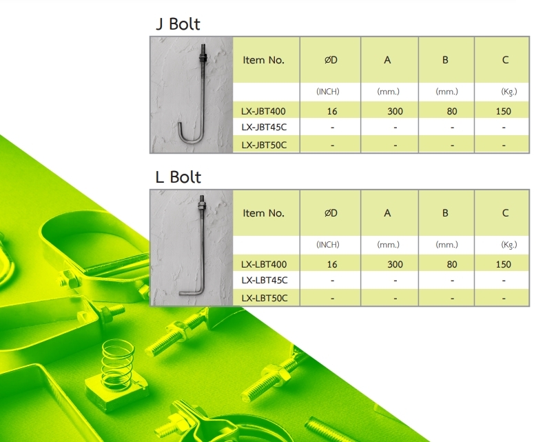 ผลิตเจโบลท์ แอลโบลท์ ผลิตเจโบลท์ แอลโบลท์