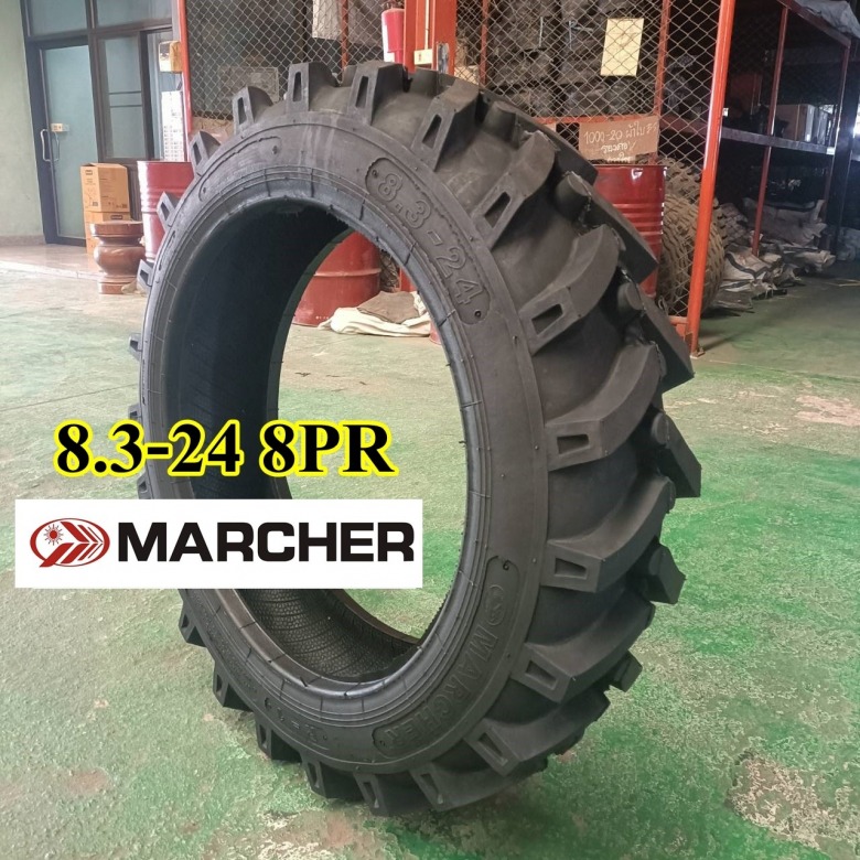 8.3-24 8PR ยี่ห้อ Marcher ยางรถไถ 8.3-24 8PR ยี่ห้อ Marcher ยางรถไถ