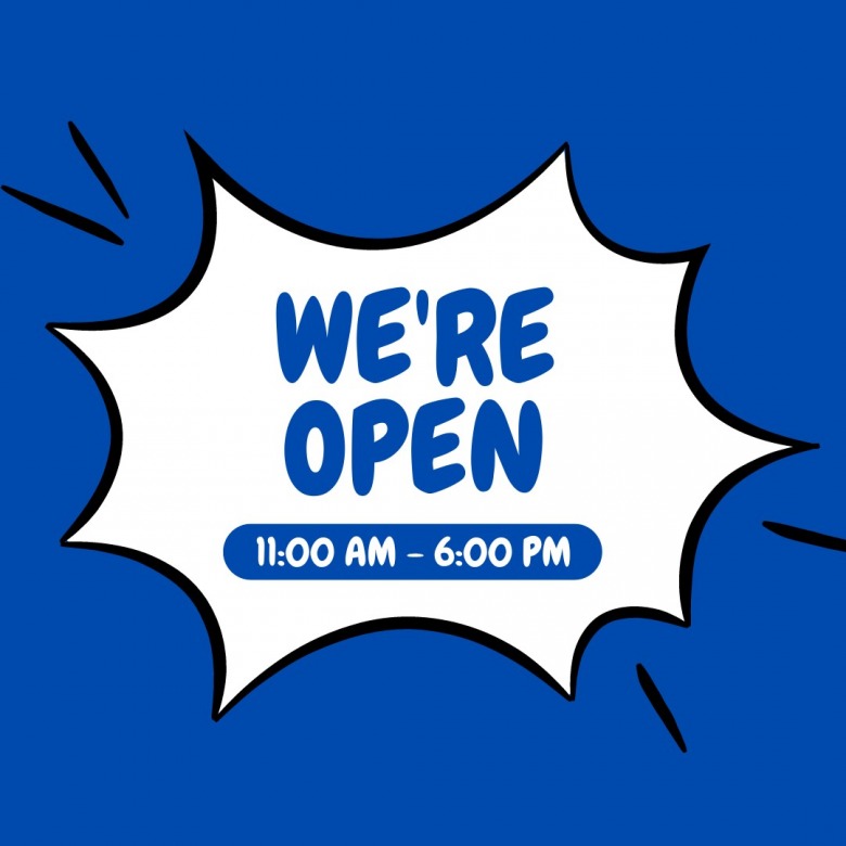 We're Open We're Open
