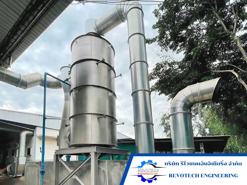 รับออกแบบ wet scrubber