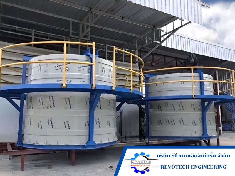 ติดตั้งถังเก็บสารเคมี