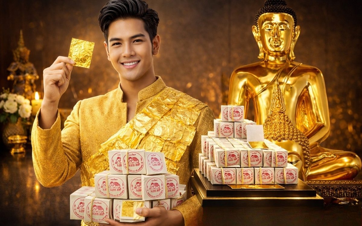 ทองคําเปลวติดพระ ราคา