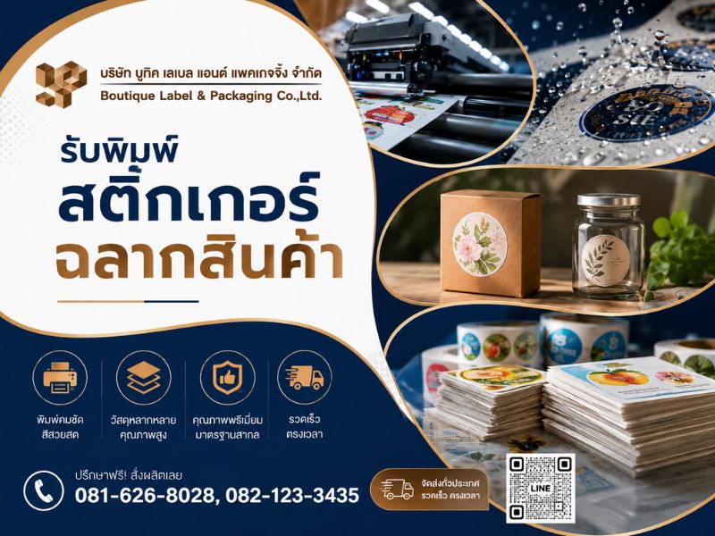 โรงพิมพ์สติ๊กเกอร์ใกล้ฉัน