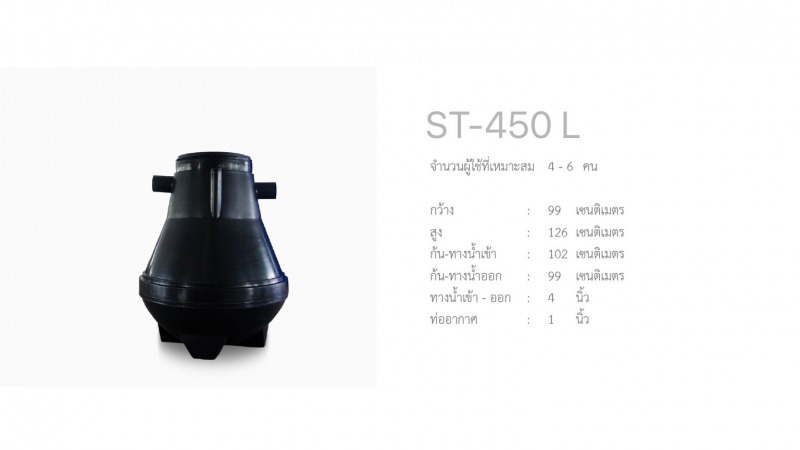 ขายถังบำบัดน้ำเสีย420ลิตรราคาถูก