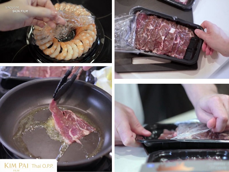 โรงงานฟิล์ม Skin Vacuum ฟิล์มปิดอาหาร