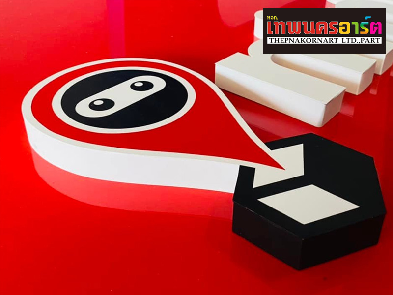 ป้ายตัวอักษรซิ้งค์ ป้ายตัวอักษรซิ้งค์