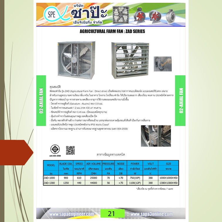 พัดลมฟาร์ม FARM FAN
