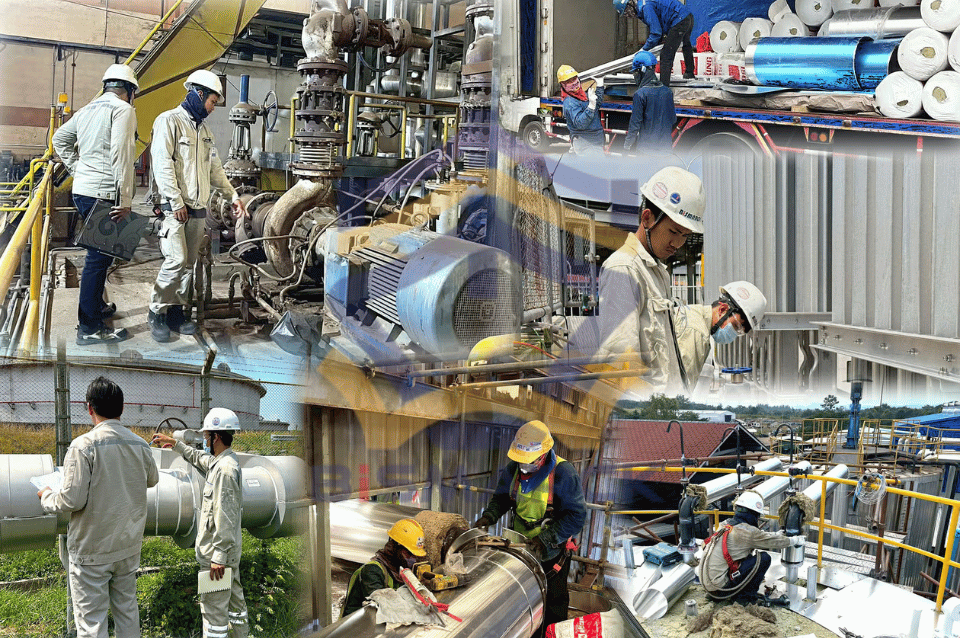 รับเหมาติดตั้งงาน Insulation
