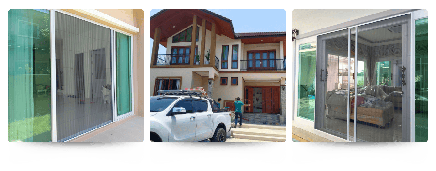 รับเหมาติดตั้งมุ้งจีบ