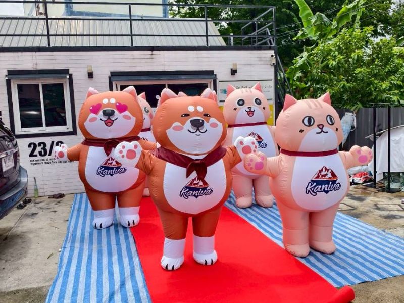 รับทำมาสคอตเป่าลมราคาถูก