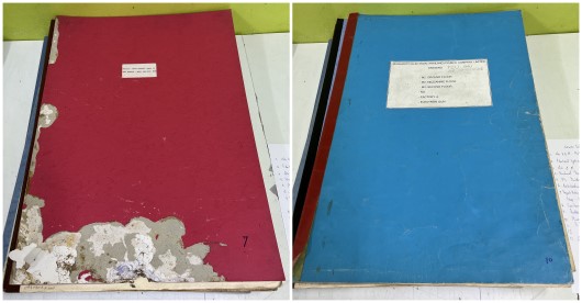 ต้นฉบับเล่มพับครึ่งเก่าๆ นำมา scan เก็บงานในรูปไฟล์ pdf