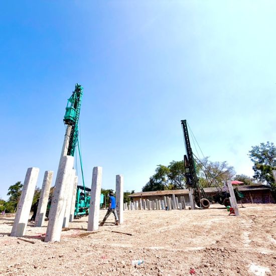 งานรับจ้างตอกเสาเข็มด่วน