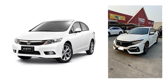 รถเช่าราคาถูก กรุงเทพ-ปริมณฑล Honda Civic FB