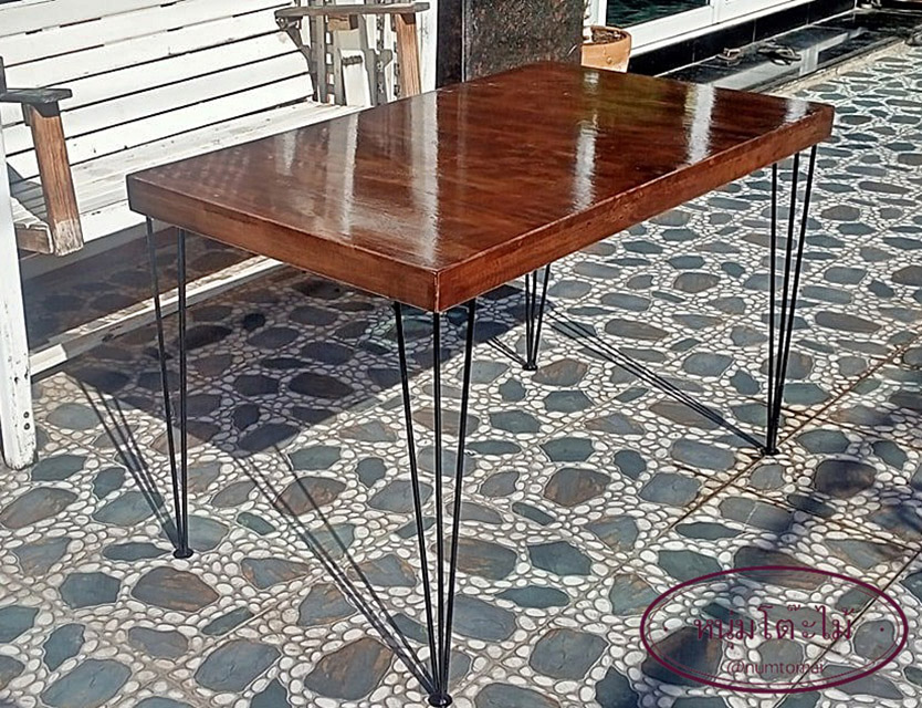 ชุดโต๊ะขาเหล็ก ราคาโรงงาน