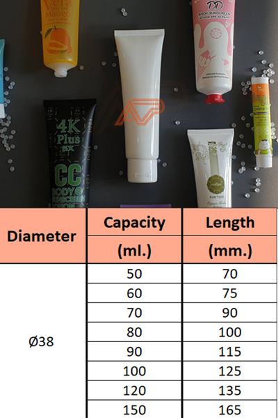 หลอดPE ขนาด Ø38