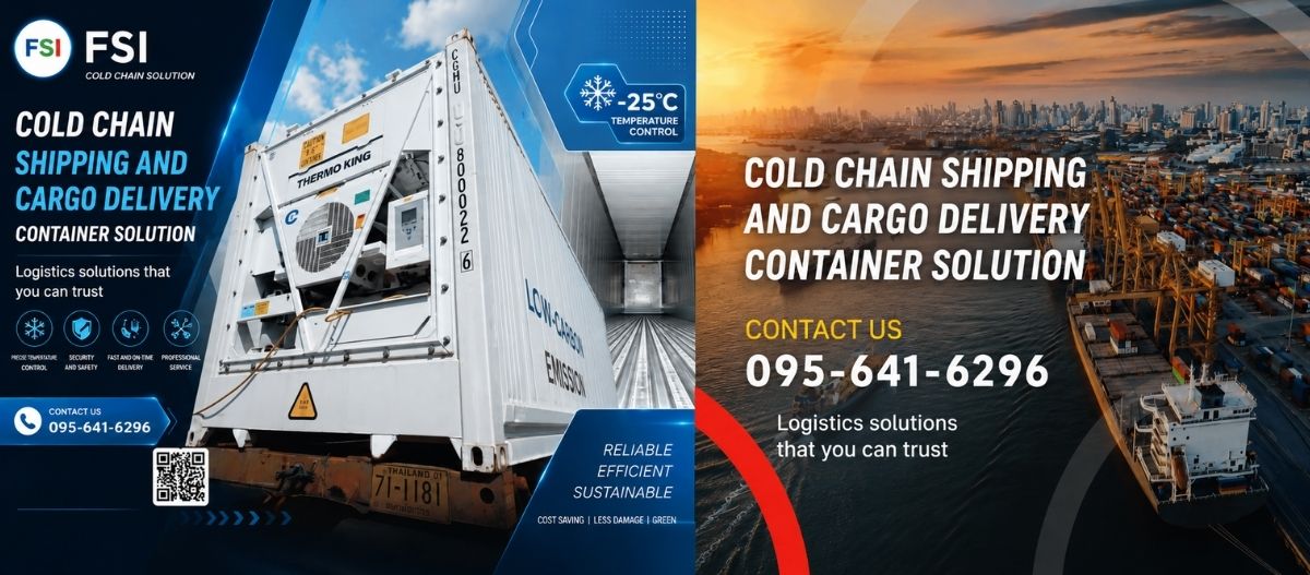 บริการขนส่งสินค้าด้วยตู้คอนเทนเนอร์