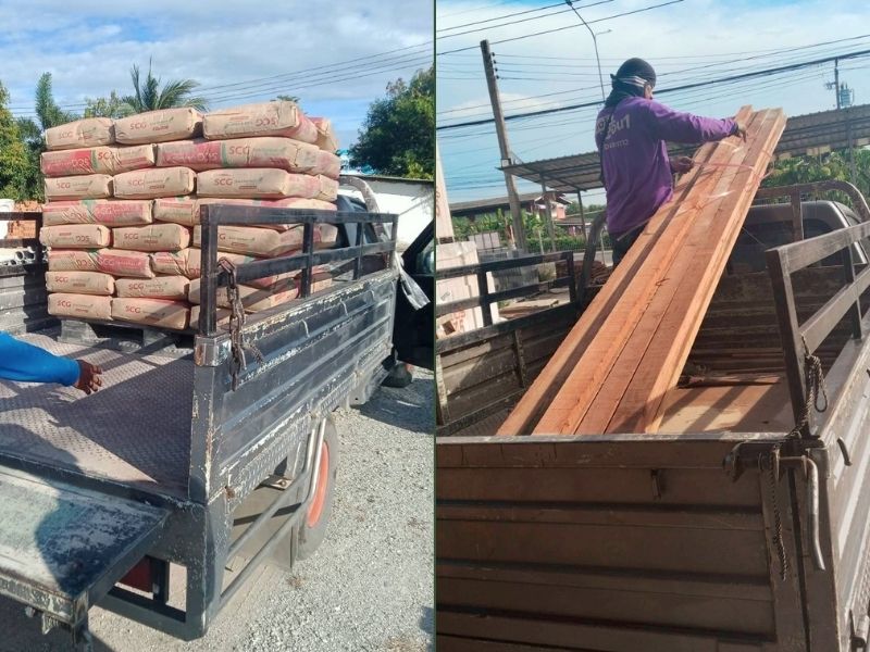 สต็อกเหล็กและเหล็กเส้น สำหรับงานโครงสร้างอาคาร โครงการก่อสร้างขนาดใหญ่