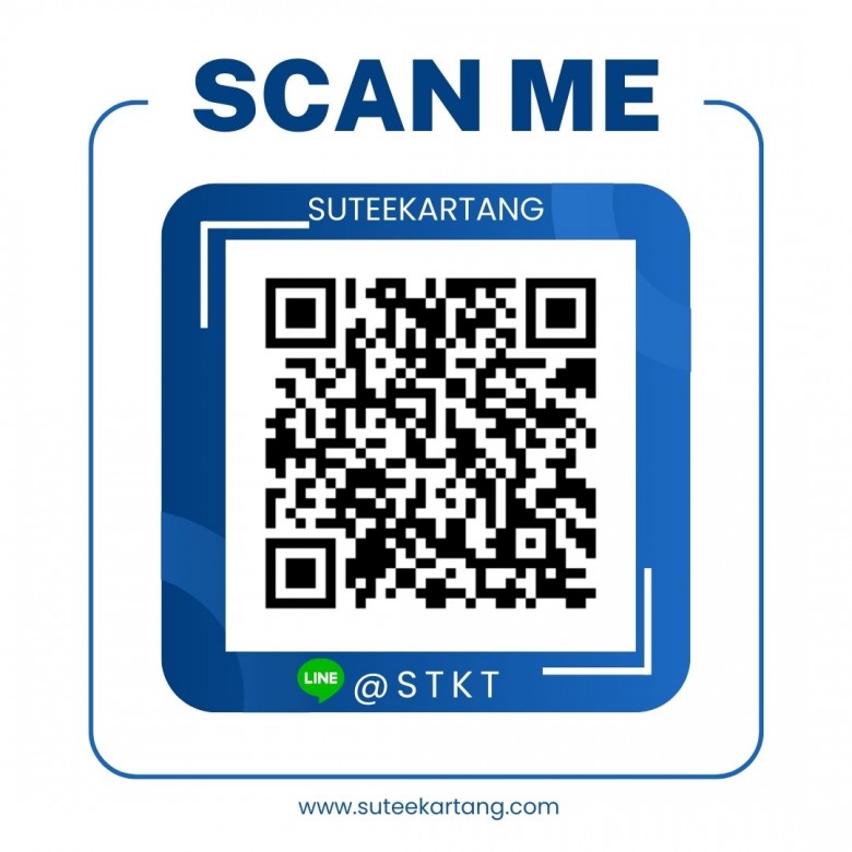 Blue and White Modern Scan Me Instagram Post