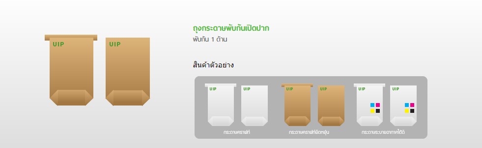 ถุงกระดาษพับก้นเปิดปาก