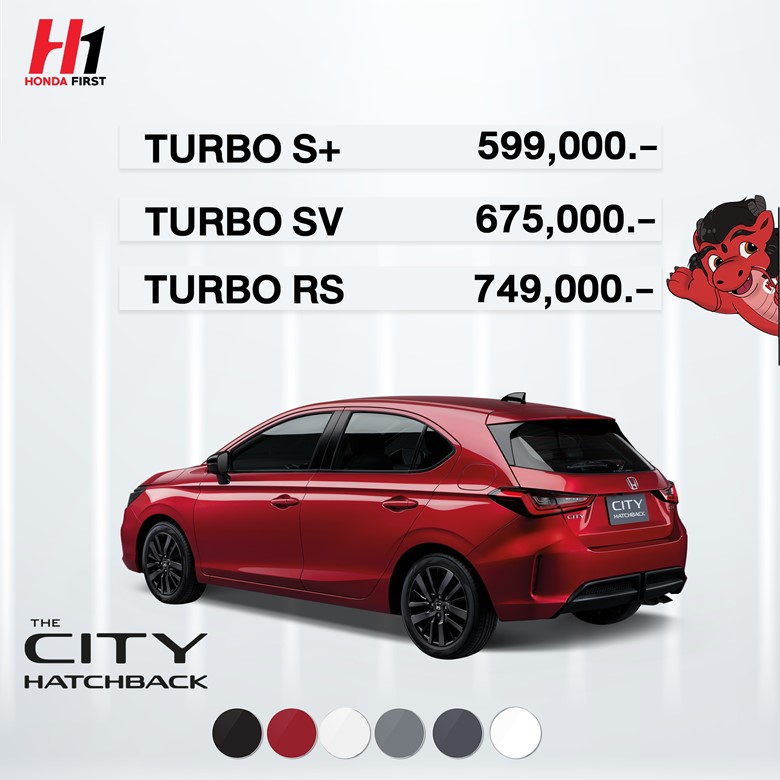 โปรโมชั่น รถยนต์ฮอนด้า honda city hatchback