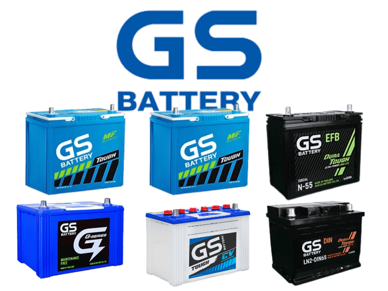 แบตเตอรี่รถยนต์ GS