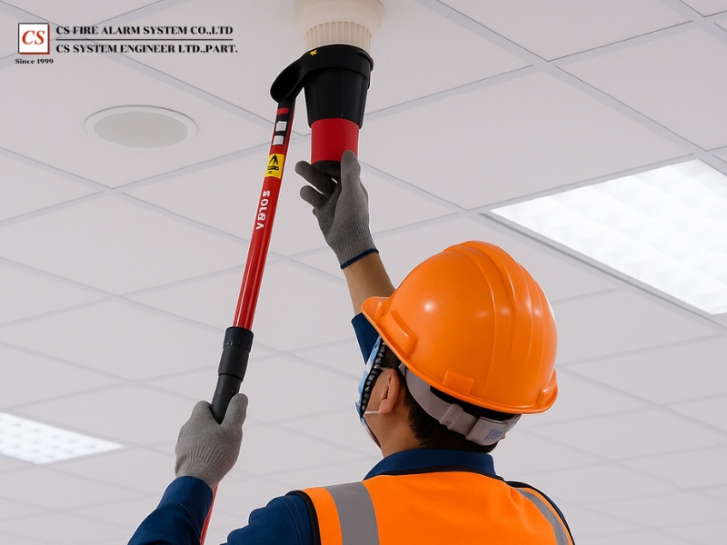 รับตรวจเช็คระบบแจ้งเหตุเพลิงไหม้