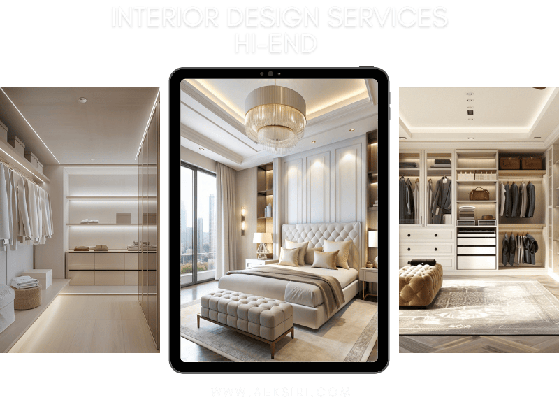 รับเหมาออกแบบตกแต่งภายในบ้านหรู 