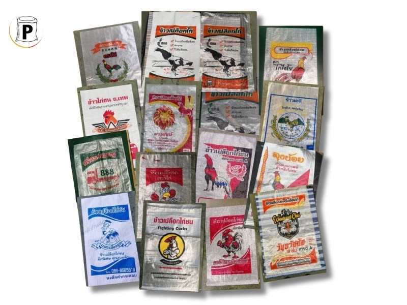 รับผลิตตามแบบ และจำหน่ายกระสอบพลาสติกสาน