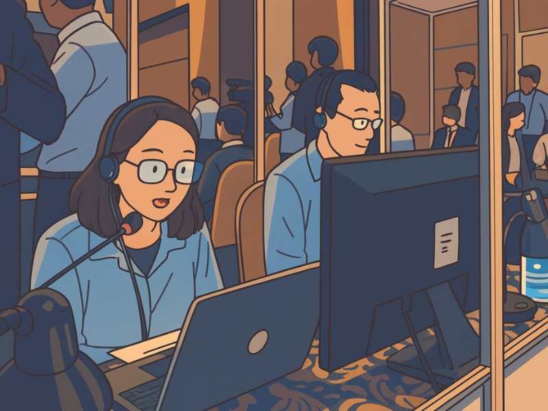 ตัวอย่างกรณีงานประชุม