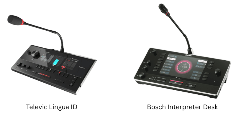 ไมประชุม Televic Lingua ID