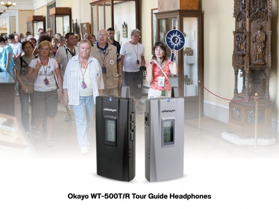 หูฟังทัวร์ไก้ด์ Okayo WT-500TR Tour Guide Headphones