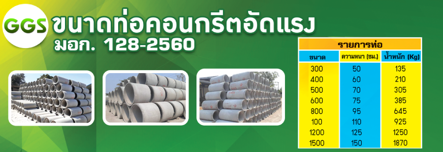 โรงงานผลิตท่อคอนกรีตอัดแรง มหาสารคาม
