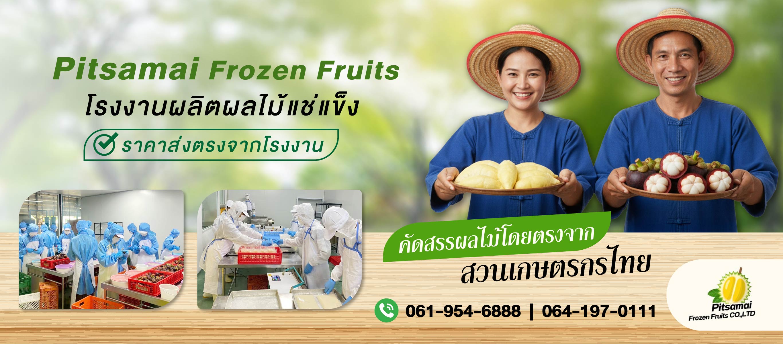 โรงงานผลิตผลไม้แช่แข็ง-พิศมัย-ผลไม้แช่แข็ง