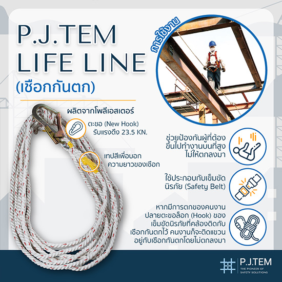 โรงงานผลิตและขายส่งเชือกันตกช่วยชีวิต