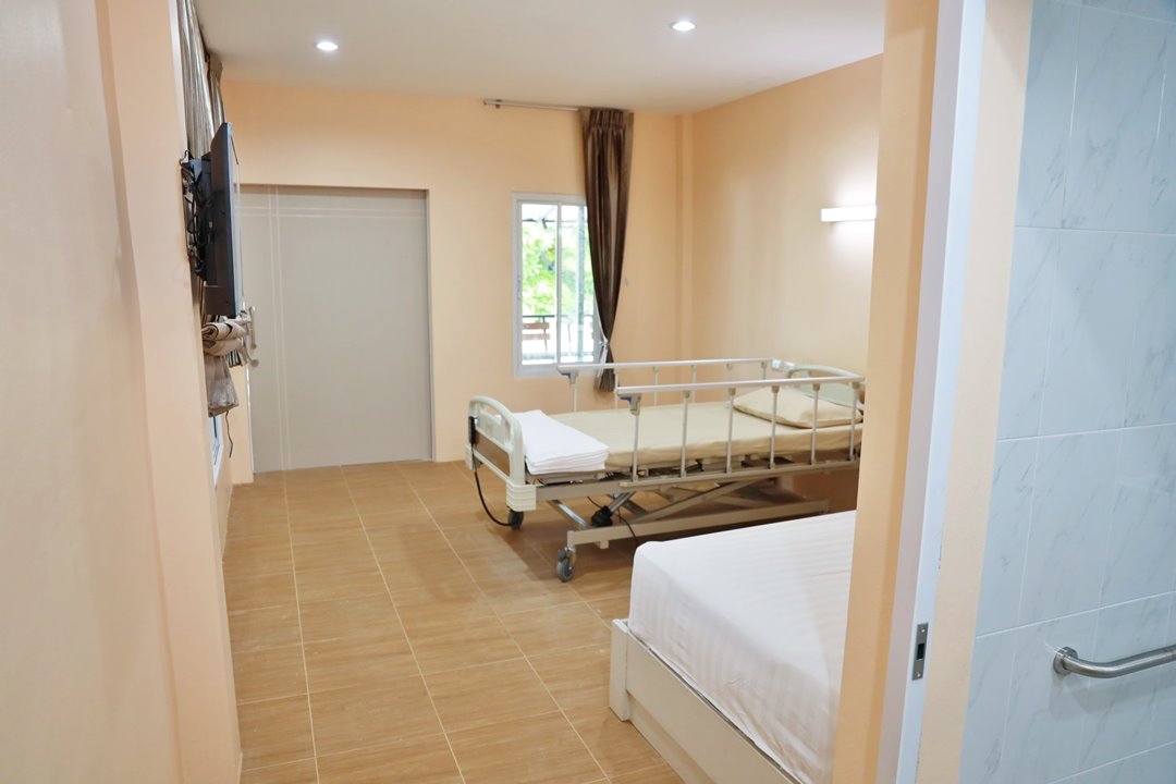 ห้องพักผู้สูงอายุศูนย์ดูแล แทนคุณ มหาชัย สะอาด ปลอดภัย