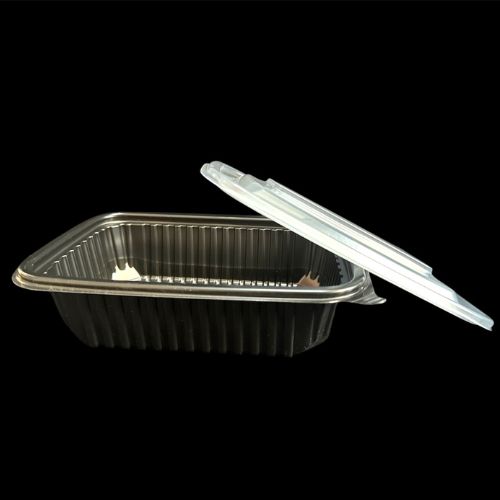 กล่องอาหาร1ช่องฝาแยก