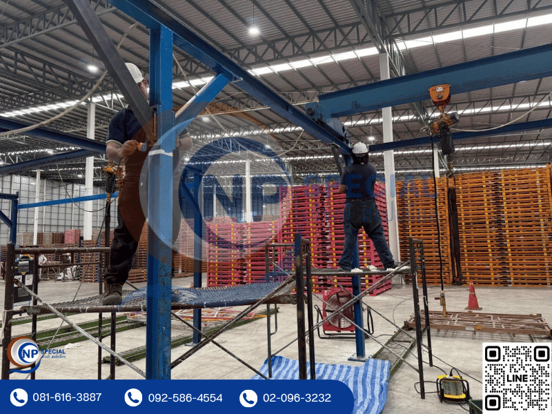 ติดตั้งระบบเครนโรงงานราคา