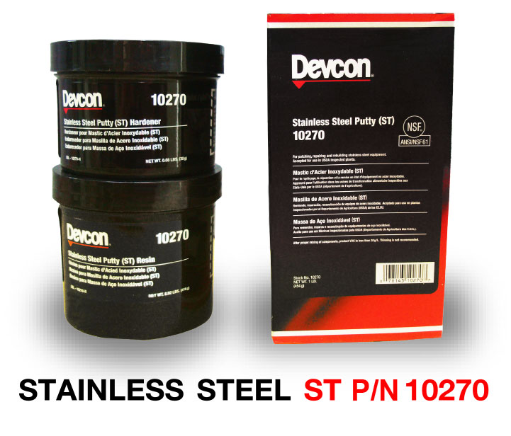 DEVCON อีพ็อกซี่ ซ่อมแซมโลหะ สแตนเลส Epoxy DEVCON อีพ็อกซี่ ซ่อมแซมโลหะ สแตนเลส Epoxy