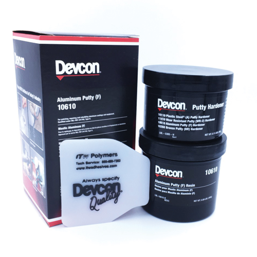 DEVCON อีพ็อกซี่ ผสมอลูมิเนียม อุดรอยรั่ว Epoxy Devcon Aluminum Putty DEVCON อีพ็อกซี่ ผสมอลูมิเนียม อุดรอยรั่ว Epoxy Devcon Aluminum Putty