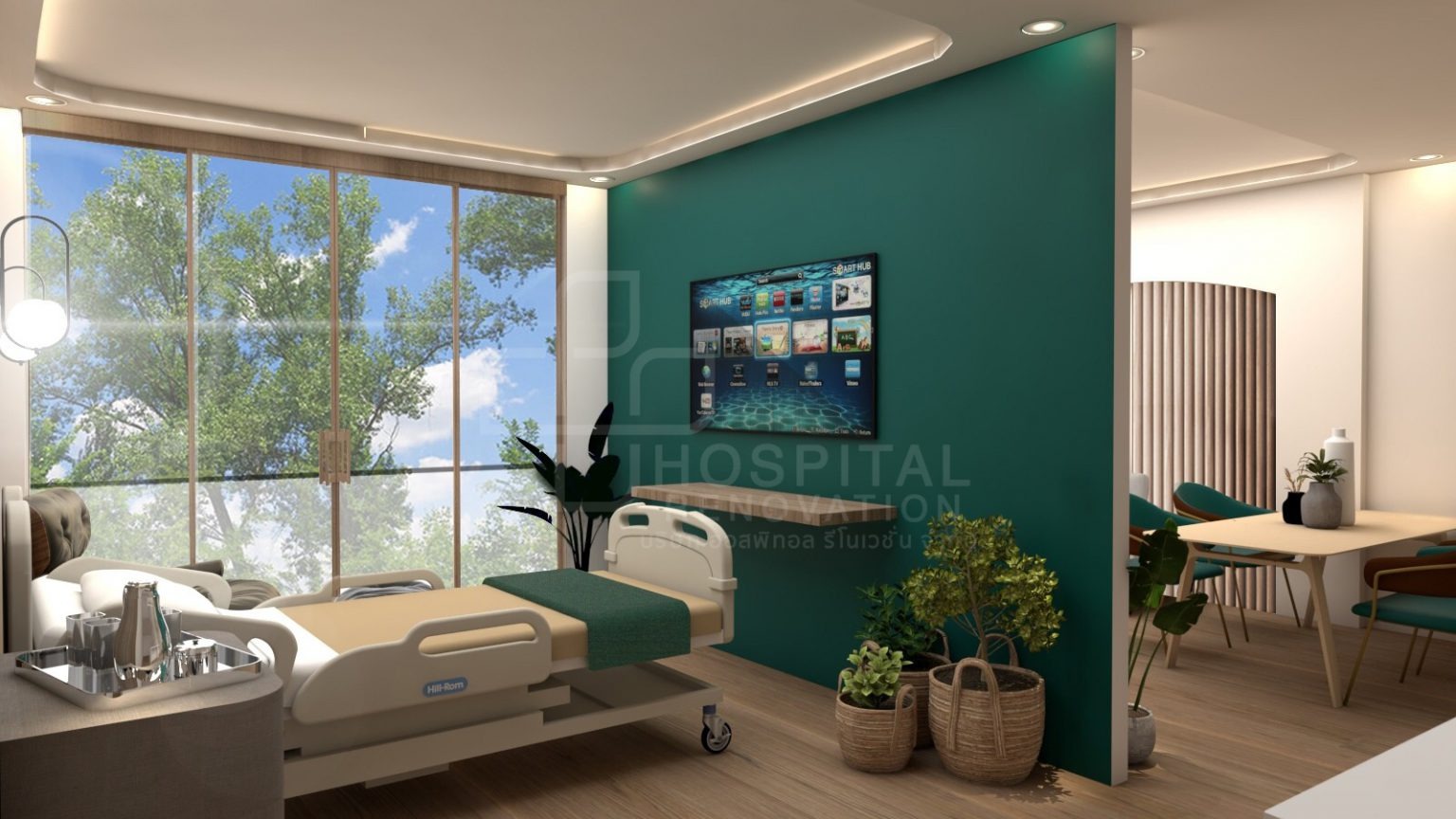 รับออกแบบห้องพักผู้ป่วย