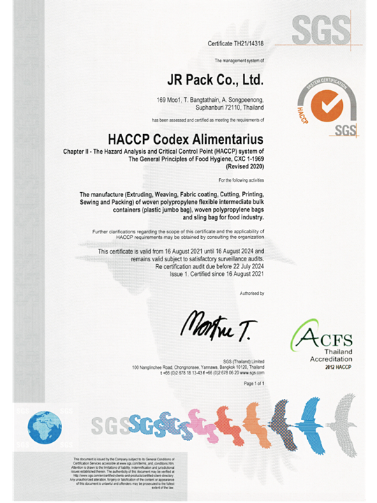 HACCP Codex Alimentarius