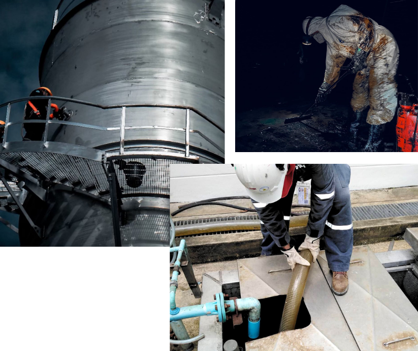 รับล้างถังเคมี ถังบำบัดน้ำเสีย ระยอง - โคลเวอร์เทค