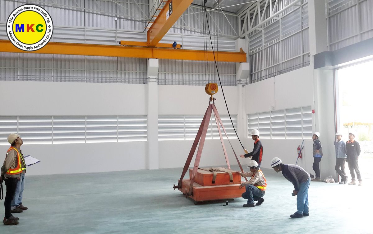 Load Test Crane เทสโหลดเครนโรงงาน