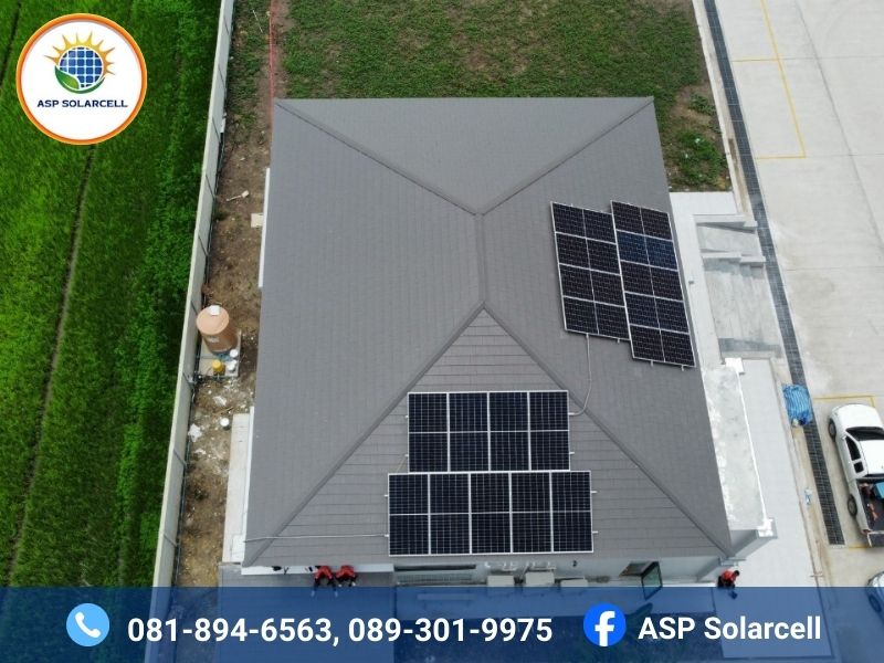 ติดตั้งโซล่าเซลล์สำหรับบ้านพักอาศัย